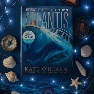 Escape from Atlantis OwlCrate Jr Exclusive Edition HC Kate O’Hearn + Sticker